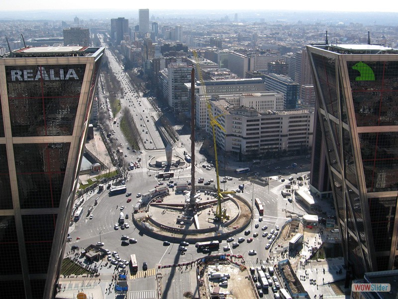Madrid - Puerta Europa - Plaza Castilla